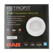 RAB Downlight Recessed 6 Inch Round 14W 1200Lm E26 92 CRI 3500K 120V Baffle (R6R14935120WB)