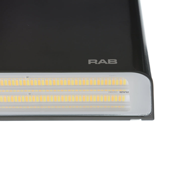 RAB Slim Small LED Wall Pack Wattage/CCT Selectable 38W/28W/18W 3000K/4000K/5000K 120-277V 0-10V Dimming Bronze (SLIMS)