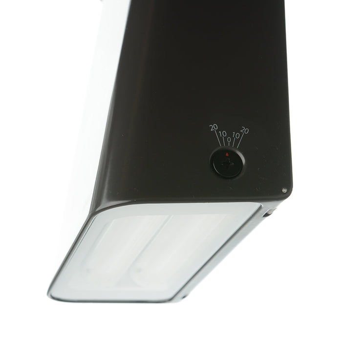 RAB Slim XS LED Wall Pack Wattage/CCT Selectable 25W/18W/12W 3000K/4000K/5000K 120-277V 0-10V Dimming Bronze (SLIMXS)