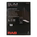 RAB Slim XS LED Wall Pack Wattage/CCT Selectable 25W/18W/12W 3000K/4000K/5000K 120-277V 0-10V Dimming Bronze (SLIMXS)