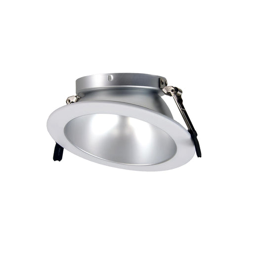 Maxlite 112322 Recessed Architectural Downlight Reflector 6 Inch Round Wall Washer Matte Silver Reflector White Trim TAA (RADW-6MWTA)