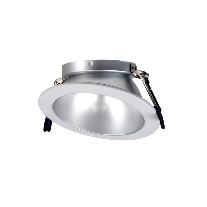 Maxlite 112322 Recessed Architectural Downlight Reflector 6 Inch Round Wall Washer Matte Silver Reflector White Trim TAA (RADW-6MWTA)