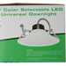 Maxlite 108835 Universal Downlight 8 Inch 18W CCT Selectable 3000K/3500K/4000K 120-277V With 120V Triac Dimming (RCF818CSW-V2)