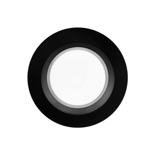 NICOR 4 Inch Recessed LED Downlight With Night Light CCT Selectable 2700K/3000K/3500K/4000K/5000K 90 CRI 120V Smooth Matte Black (RDN41120S9BK)