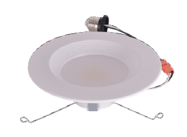 EIKO RDR6-PS-9FCCT-D-WHB 6 Inch RDR LED Downlight Retrofit Wattage/CCT Selectable 15W/11.5W/7.9W 2700K/3000K/3500K/4000K/5000K E26 Base White (16500)