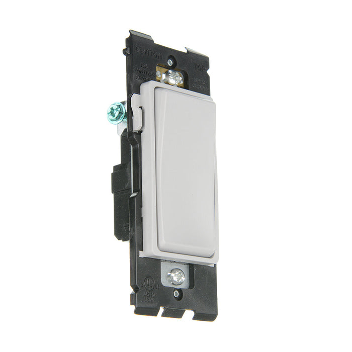 Leviton Renu 15A 120/277VAC Switch For Single-Pole Applications Pebble Gray (RE151-PG)