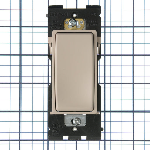 Leviton Renu Switch For 4-Way Applications 15A 120/277VAC Cafe Latte (RE154-CA)