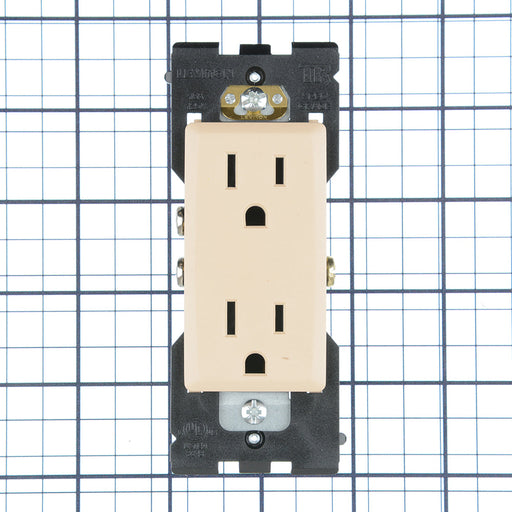 Leviton Renu 15A 125V Tamper-Resistant Receptacle Dapper Tan (RER15-DT)