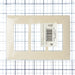 Leviton Renu 3-Gang Wall Plate Gold Coast White (REWP3-GC)