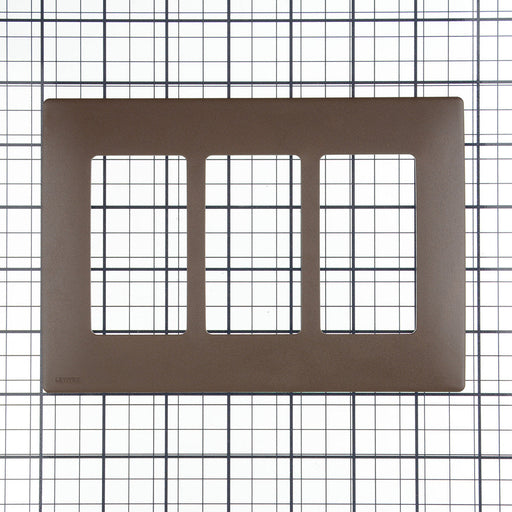 Leviton Renu 3-Gang Wall Plate Walnut Bark (REWP3-WB)