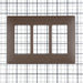 Leviton Renu 3-Gang Wall Plate Walnut Bark (REWP3-WB)