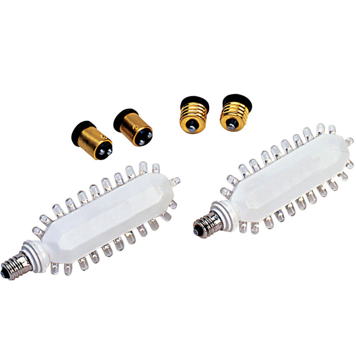 Best Lighting Products LED Screw-In Retrofit Kit With Adapters For Candelabra For Red Signs Only (RFXTE-3)