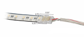 GM Lighting LTR-S Spec Series RGBW Wet Location Tape Accessory--60 Inch Tape To Power Connector (RGBW-WP-TPC60)