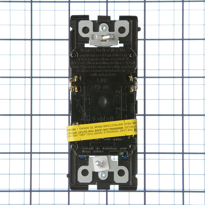 Leviton Renu 15A Tamper-Resistant Self-Test Smartlock GFCI Receptacle 125V NEMA 5-15R Rich Navy (RGF15-RN)