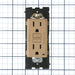 Leviton Renu 15A Tamper-Resistant Self-Test Smartlock GFCI Receptacle 125V NEMA 5-15R Warm Caramel (RGF15-WC)