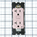 Leviton Renu 20A Tamper-Resistant Self-Test SmarlockPro GFCI Receptacle 20A 125V NEMA 5-20R Side Wired/Back Wired Fresh Pink Lemonade (RGF20-FP)
