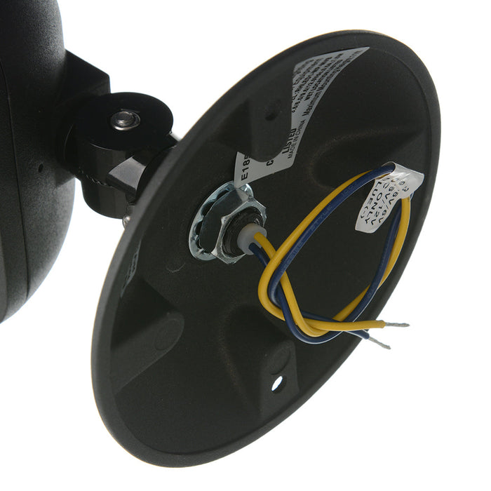 Standard-BL LED Outdoor Die-Cast Remote Head Single Head Black (RHLED1-WP-MVB)