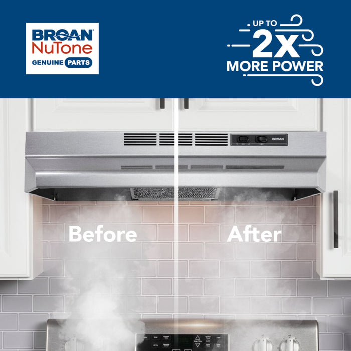 Broan-NuTone QuicKit Performance Improving Motor And Filter Kit For Ductless Range Hoods (RHU2)