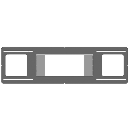 Lotus LED Lights Mounting Plate For Multi 2 And 3 Models LLL-M2 And LLL-M3 26 Inch Flat (RIP-M-23)