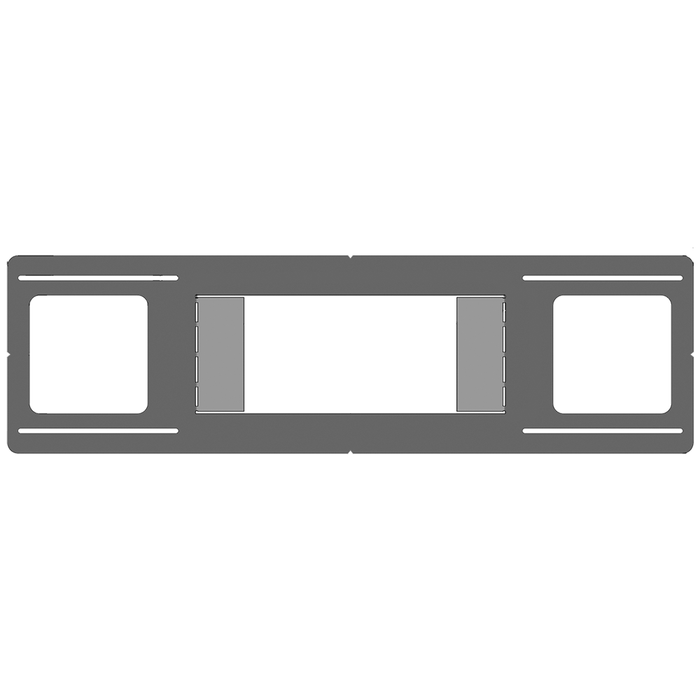 Lotus LED Lights Mounting Plate For Multi 2 And 3 Models LLL-M2 And LLL-M3 26 Inch Flat (RIP-M-23)