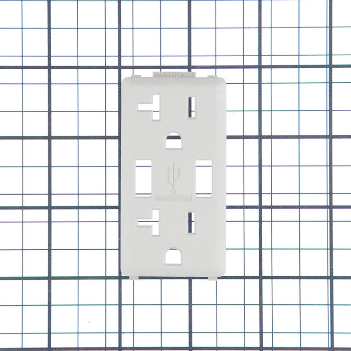 Leviton Renu Color Changing Kit For 20A USB AA Outlet Pebble Gray (RKAA2-PG)