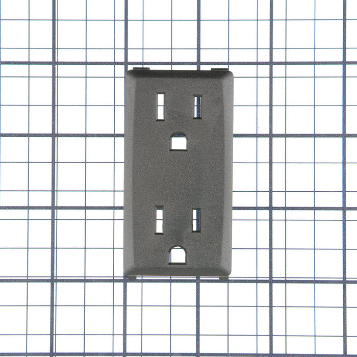 Leviton Renu Color Changing Kit For 15A Tamper-Resistant Receptacle Onyx Black (RKR15-OB)