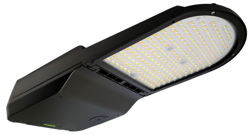 Litetronics LED Roadway Luminaire Wattage/CCT Selectable 75W/120W/150W 3000K/4000K/5000K Type III 120-480V NEMA 7-Pin Receptacle Black (RL150B3)
