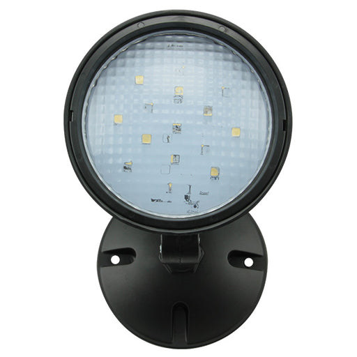 Exitronix RL1-WP Series 3.5 Inch Round Remote Lamp 3-12VDC [1] 0.75W LED Lamp Black Finish Outdoor Wet Rated (RL1-WP-BL-LO)