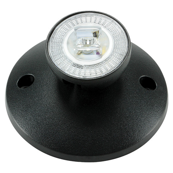 Exitronix RL52 Series 2.25 Inch Round Remote Lamp 3.6VDC [1] 2W LED Lamp Wide Distribution Black Finish Indoor Damp Rated (RL52-BL-W)