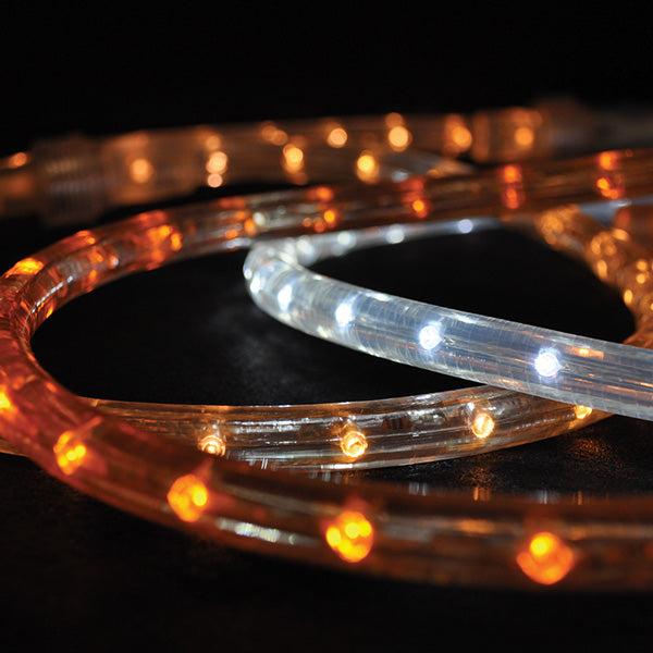 specialtyLED LED Rope Light Orange 150 Foot 120V Round Includes 5 Kits And 50 Clips (RL-E-150-120V-R)