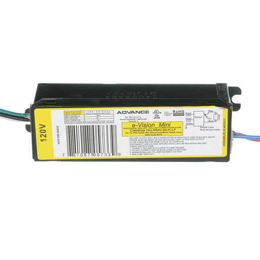 Advance RMH20KLFM Electronic Metal Halide Ballast 20W M175 120V (913700615588)