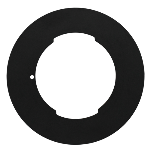 GM Lighting MiniTask Downlight Accessory--Regressed Multi-Plate 1 Inch Adapter Black For MTR1/MTRA1 (RMP-AD1-B)