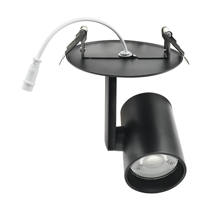 NICOR 3 Inch LED Monopoint Wattage/CCT Selectable 9W/12W/15W 2700K/3000K/3500K/4000K/5000K 90 CRI 42 Degree Beam Angle Black (RMP1A3S15S120S942BK)