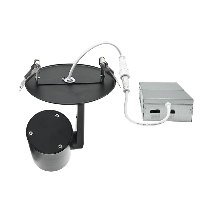 NICOR 3 Inch LED Monopoint Wattage/CCT Selectable 9W/12W/15W 2700K/3000K/3500K/4000K/5000K 90 CRI 42 Degree Beam Angle Black (RMP1A3S15S120S942BK)