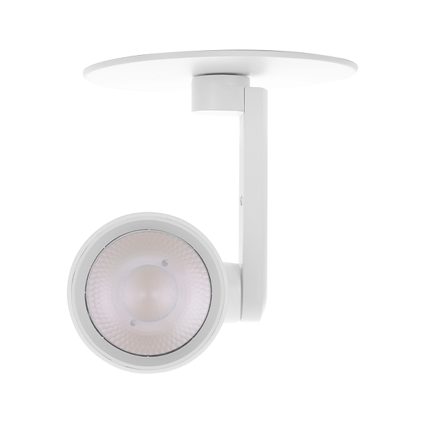 NICOR 3 Inch LED Monopoint Wattage/CCT Selectable 9W/12W/15W 2700K/3000K/3500K/4000K/5000K 90 CRI White (RMP1A3S15S120S942WH)