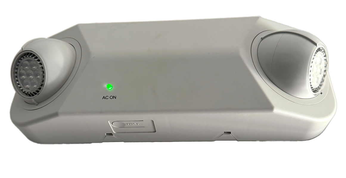 Standard-BL MR16 Semi-Recessed Thermoplastic Emergency Unit White Housing 5.0W High Lumen White LED Lamps Not Assembled In USA (RMR-16-PLED)