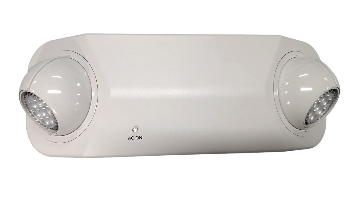 Standard-BL MR-16 Semi-Recessed Thermoplastic Emergency Unit White Housing 7.0W High Lumen White LED Lamps Self-Diagnostics (RMR-16-PLED-SDT)