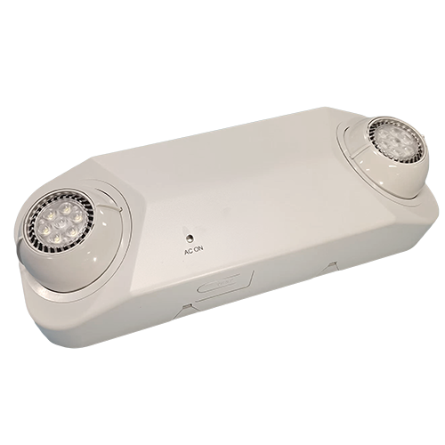Standard-BL MR16 Semi-Recessed Thermoplastic Emergency Unit White Housing 5.0W High Lumen White LED Lamps Not Assembled In USA (RMR-16-PLED)