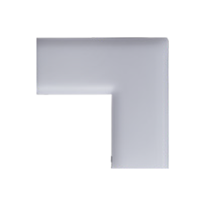 Light Efficient Design LBI Max LED Linkable Strip Fixture Left Turn 90 Degree Corner FlexWatt/FlexColor 7W/10W/13W/16W 3000K/3500K/4000K/5000K 120-277V (RP-LBIMAX-LL-16W-40K-WC)