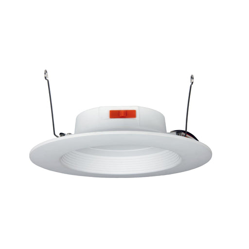 Maxlite 112188 Residential Recessed Baffle Downlight 6 Inch Round 9.5W 120V Triac Dimming 90 CRI CCT Selectable 2700K/3000K/3500K/4000K/5000K White (RRBD-6R9.5T9CS-W)