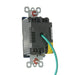 Pass and Seymour 15A 120V Radiant Wave Switch Chemical-Resistant Black (RSWV153)
