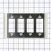 Pass And Seymour Radiant Screwless Wall Plate 4-Gang White (RWP264W)