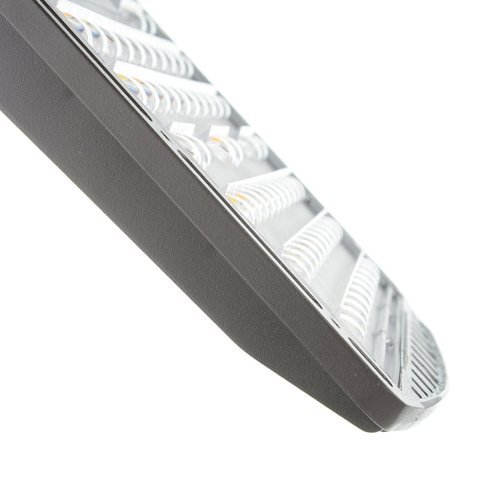 Trace-Lite Small LED Area Light Power/Color Switchable 40W/60W/80W/100W 3000K/4000K/5000K Type III 120-277VAC 0-10V Pole Mount Arm Twist Lock Photocontrol/Receptacle (RXAR-100-3-VS-CP-BR-A-TLPC)