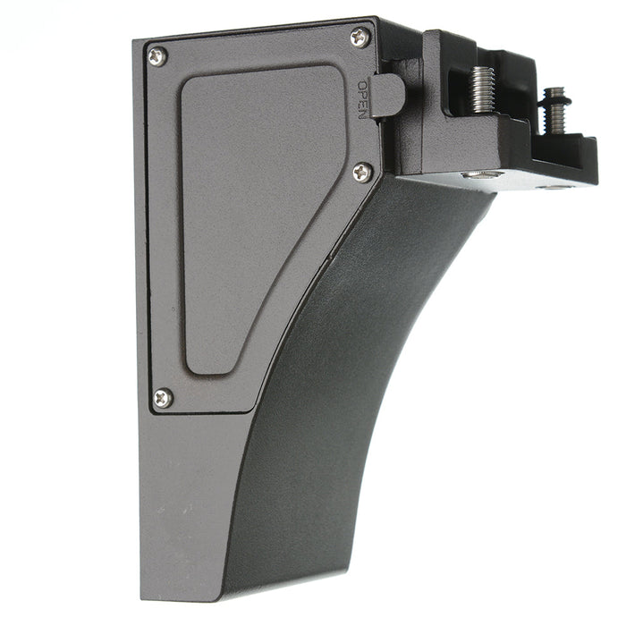 Trace-Lite Small LED Area Light Power/Color Switchable 40W/60W/80W/100W 3000K/4000K/5000K Type III 120-277VAC 0-10V Pole Mount Arm Twist Lock Photocontrol/Receptacle (RXAR-100-3-VS-CP-BR-A-TLPC)