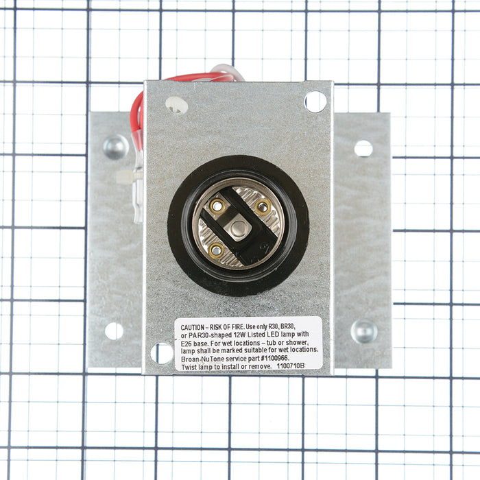 Broan-NuTone Service Assembly Lamp Mounting Bracket With Lamp Socket (S1101336)