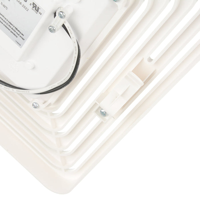Broan-NuTone Louver Light Grille Assembly - Includes Grille 2 Clips 2 Clip Screws And LED Module (S1114047)