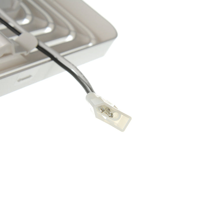 Broan-NuTone Louver Light Grille Assembly - Includes Grille 2 Clips 2 Clip Screws And LED Module (S1114047)