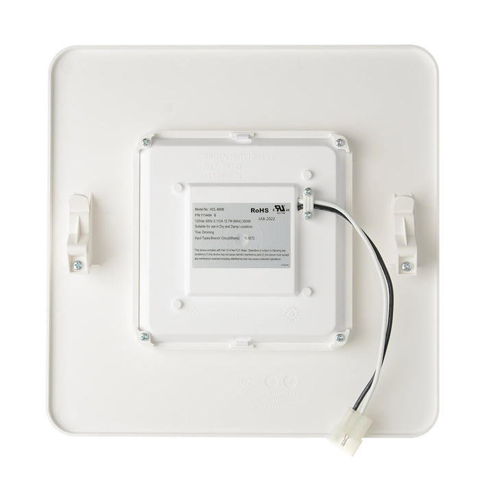 Broan-NuTone Clean Cover Light Grille Assembly - Includes Grille 2 Clips 2 Clip Screws And LED Module (S1114048)