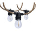 SATCO/NUVO 16 Foot LED Natural Rope String Light [10] S14 Lamps E26 Sockets 2700K 120V (S11196)