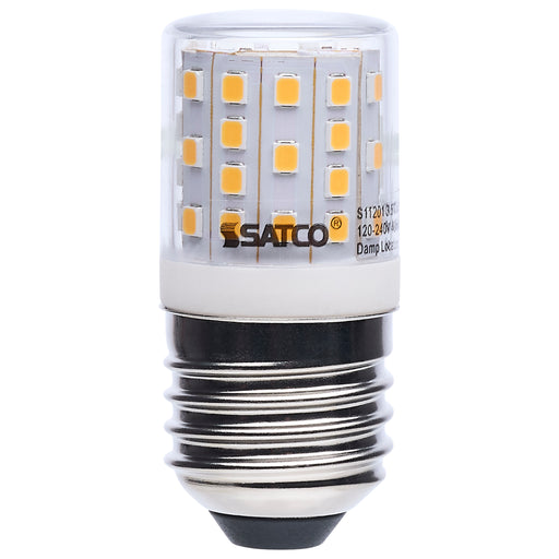 SATCO/NUVO 3.5W T14 LED 3000K European Medium E27 Base Clear Finish Appliance Lamp 120-240V (S11201)